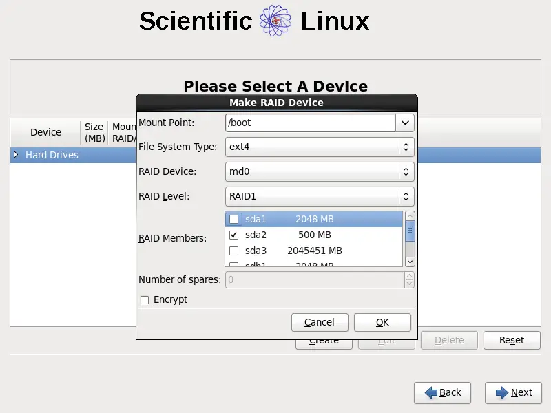 Ausfallsicherer Server für zu Hause mit Scientific Linux 6.0 - SL HomeServer 004 Partitionierung - 5