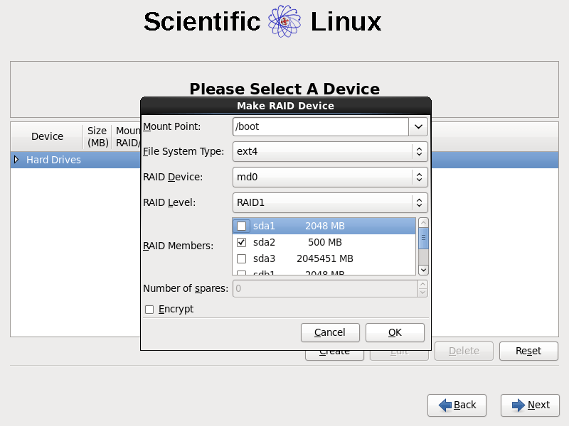 SL HomeServer 004 Partitionierung