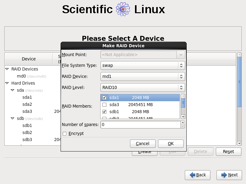 Ausfallsicherer Server für zu Hause mit Scientific Linux 6.0 - SL HomeServer 005 Partitionierung - 6