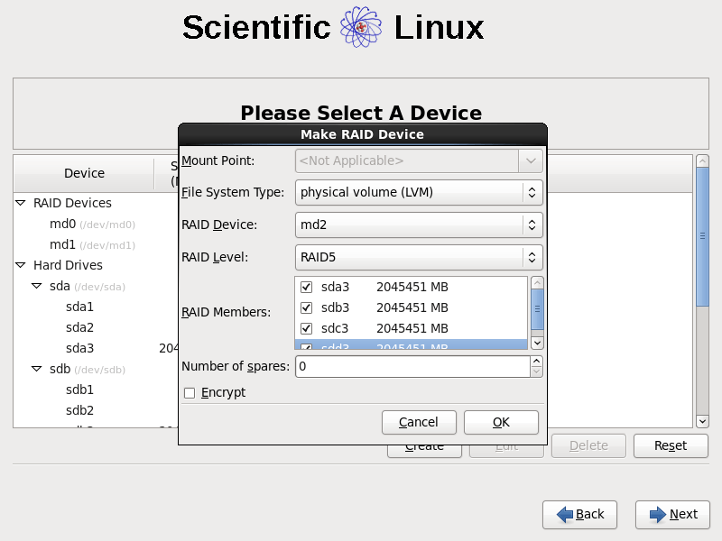 SL HomeServer 006 Partitionierung