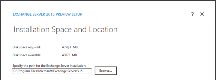 Installation von Exchange 2013 Preview unter Windows Server 2012 RP - 080612 2015 Installatio10 - 11