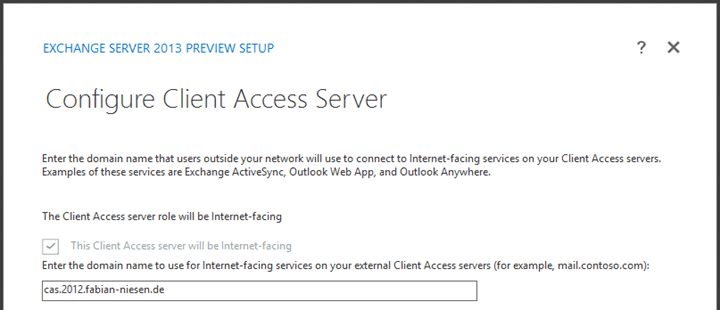Installation von Exchange 2013 Preview unter Windows Server 2012 RP - 080612 2015 Installatio12 - 13