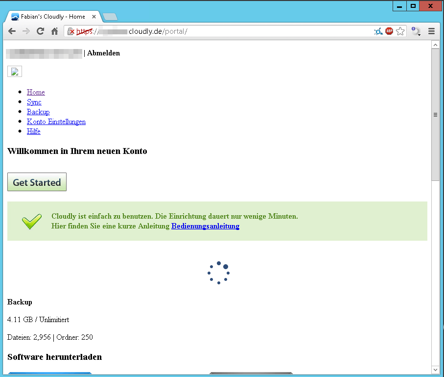 Backup in der Cloud mit Cloudly.de 16 090513 1544 Backupinder15