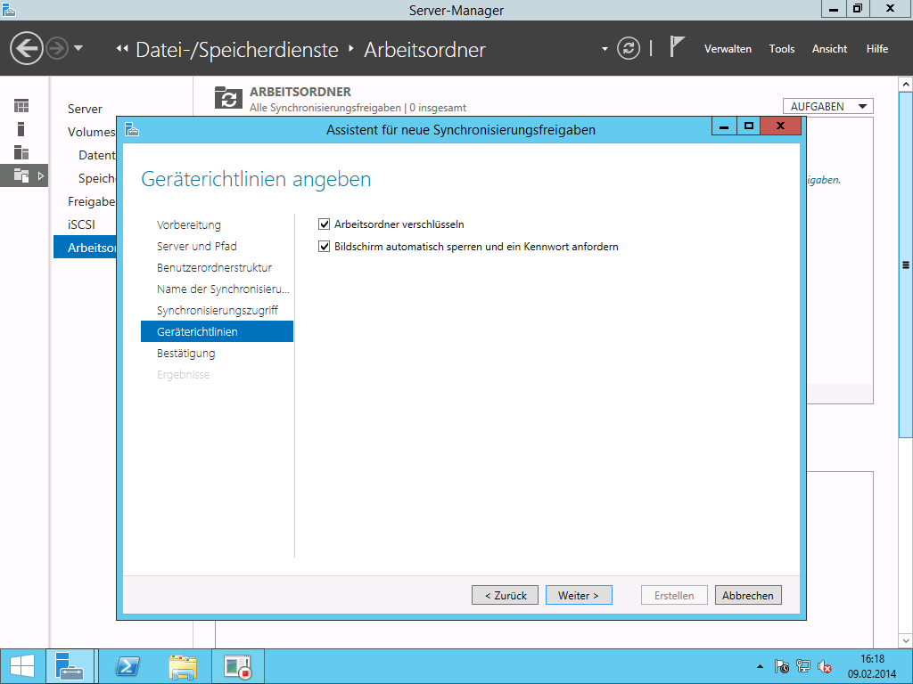 Die neuen Arbeitsordner (Work Folders) unter Windows Server 2012R2 - 040914 1637 DieneuenArb8 - 9