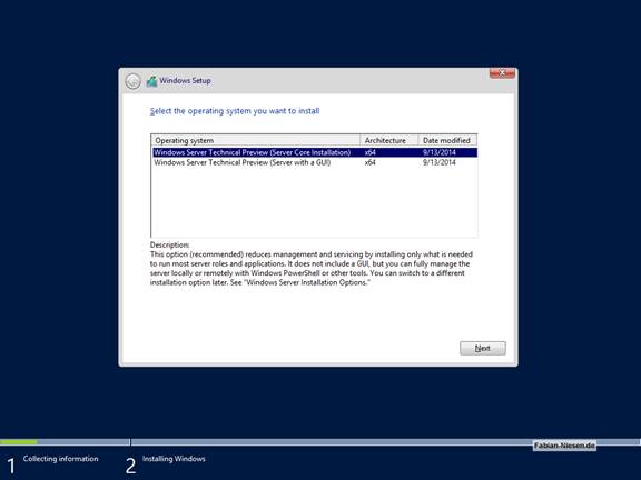 Install Windows Server vNext 4 022515 2111 InstallWind3