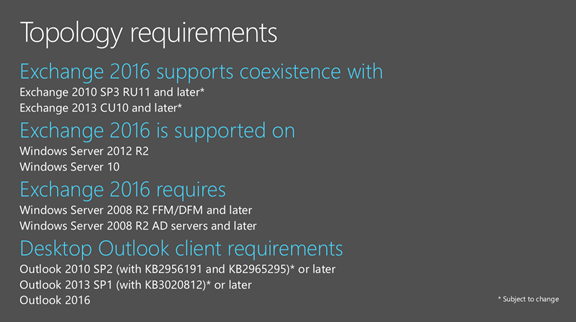 Neues in Microsoft Exchange 2016 - Neues in Microsoft Exchange 2016 - 2