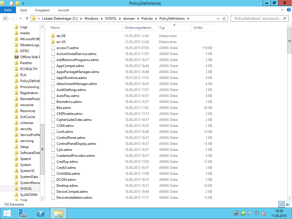 Windows 10 Gruppenrichtlinien unter Windows Server 2008 / 2008R2 / 2012 / 2012R2 6 081115 2026 Windows10Gr4