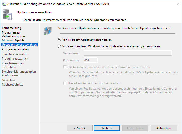 WSUS auf Windows Server 2016 - First Look 12 022317 1400 WSUSaufWind10