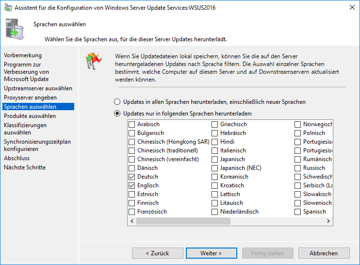 WSUS auf Windows Server 2016 - First Look 17 022317 1400 WSUSaufWind15