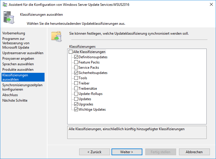 WSUS auf Windows Server 2016 - First Look 19 022317 1400 WSUSaufWind17