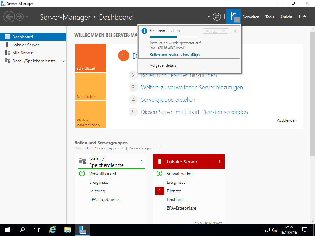 WSUS auf Windows Server 2016 - First Look 6 022317 1400 WSUSaufWind4