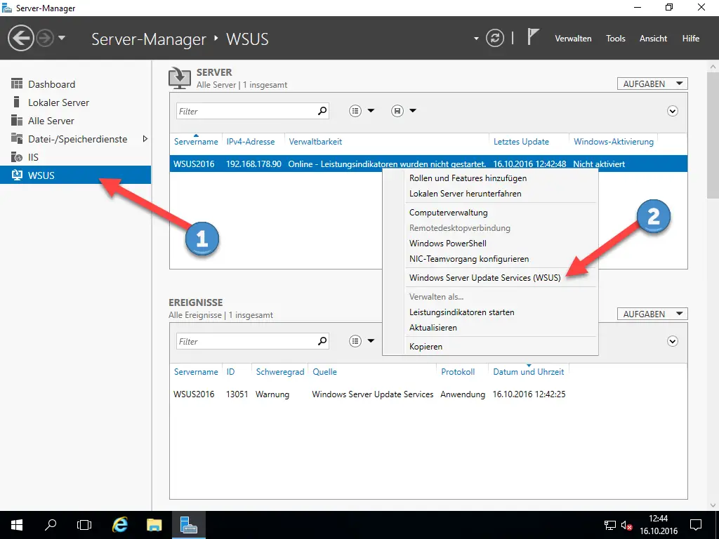 WSUS auf Windows Server 2016 - First Look - 022317 1400 WSUSaufWind7 - 8