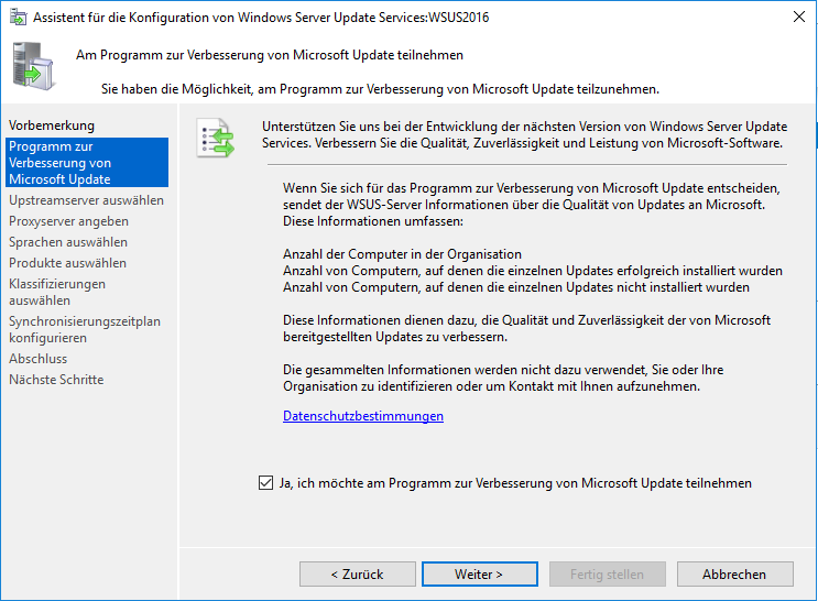 WSUS auf Windows Server 2016 - First Look 11 022317 1400 WSUSaufWind9
