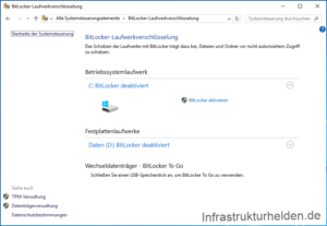 BitLocker mit Windows 10 und Power Shell - BitLocker Gui BitLocker mit Windows 10 und Power Shell - BitLocker Gui - 2