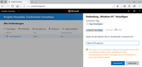 Microsoft Projekt Honolulu - Teil 3: Einbinden von Systemen 14 041318 0657 MicrosoftPr12