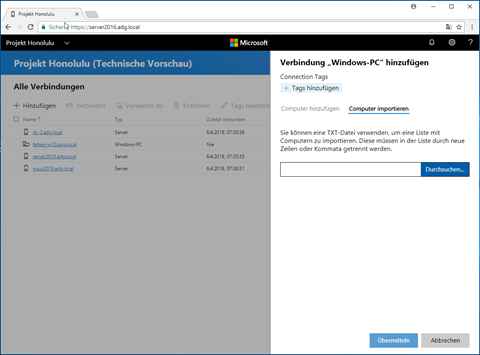 Microsoft Projekt Honolulu - Teil 3: Einbinden von Systemen 16 041318 0657 MicrosoftPr14