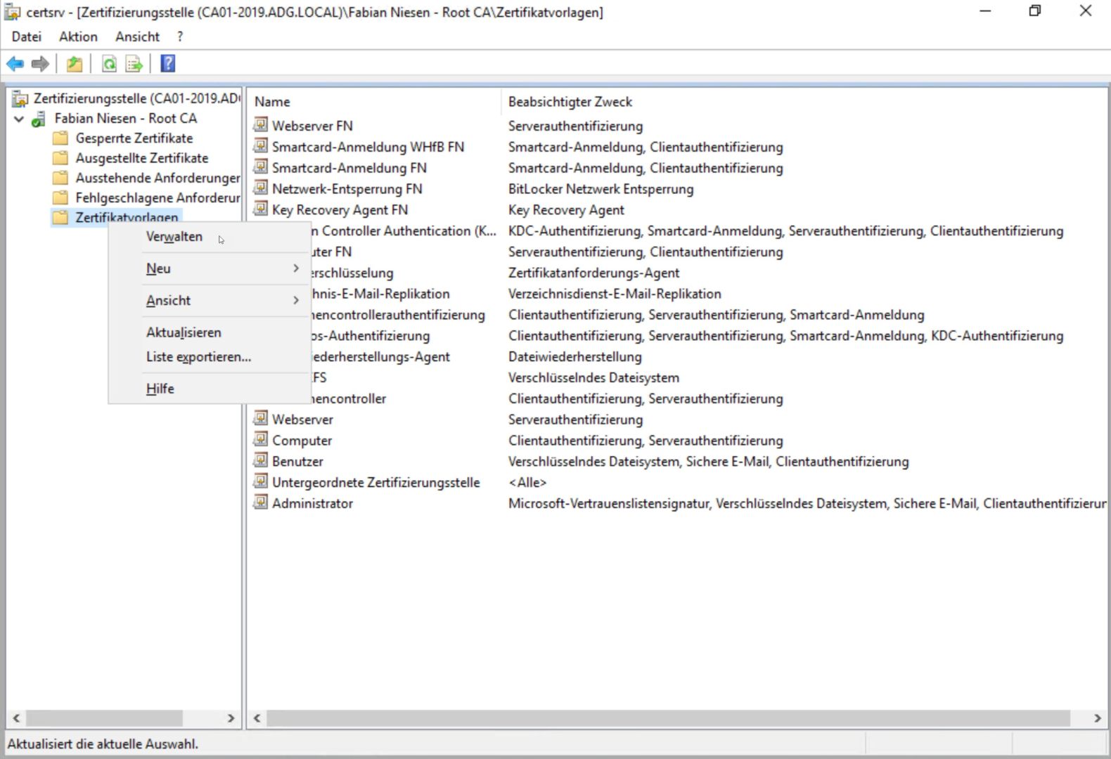 CodeSigning Zertifikate mit Windows Server 2019 Zertifikatsdienste - 021119 1914 CodeSigning1 CodeSigning Zertifikate mit Windows Server 2019 Zertifikatsdienste - 021119 1914 CodeSigning1 - 2