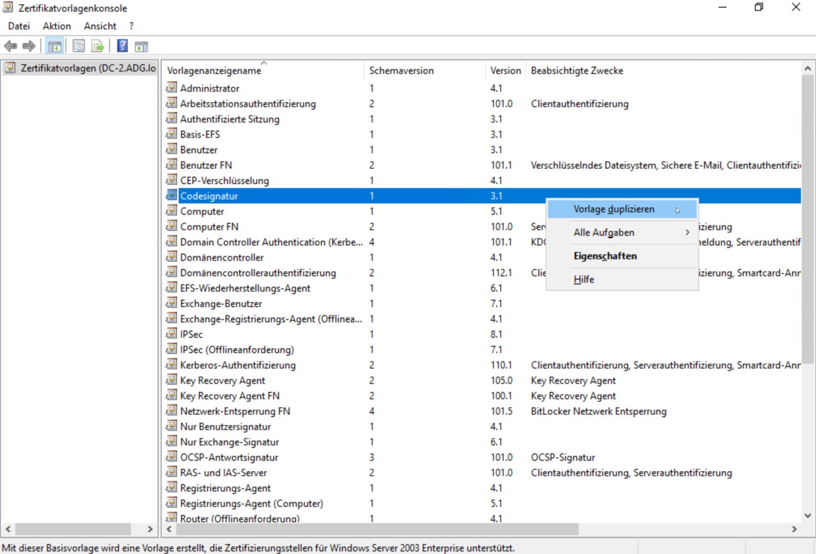 CodeSigning Zertifikate mit Windows Server 2019 Zertifikatsdienste - 021119 1914 CodeSigning3 CodeSigning Zertifikate mit Windows Server 2019 Zertifikatsdienste - 021119 1914 CodeSigning3 - 4