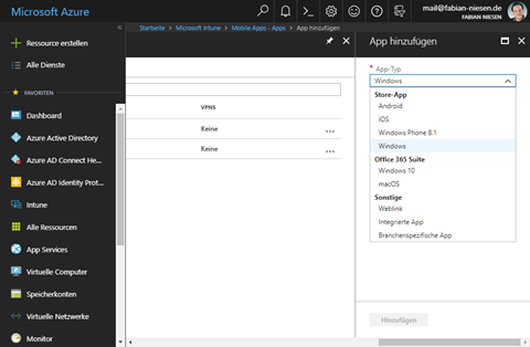 Anwendungen in Microsoft Intune hinzufügen - 021719 0705 Anwendungen14 Anwendungen in Microsoft Intune hinzufügen - 021719 0705 Anwendungen14 - 15