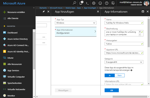 Anwendungen in Microsoft Intune hinzufügen - 021719 0705 Anwendungen15 Anwendungen in Microsoft Intune hinzufügen - 021719 0705 Anwendungen15 - 16