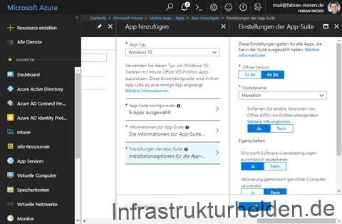 Anwendungen in Microsoft Intune hinzufügen