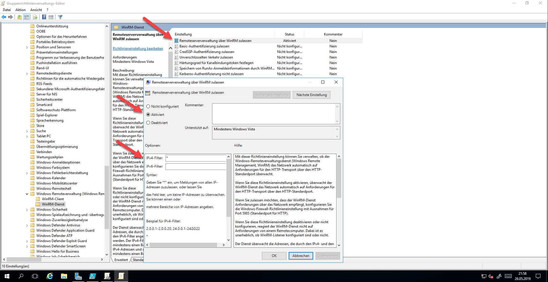 Windows WinRM über HTTPs 17 052819 0720 WindowsWinR15