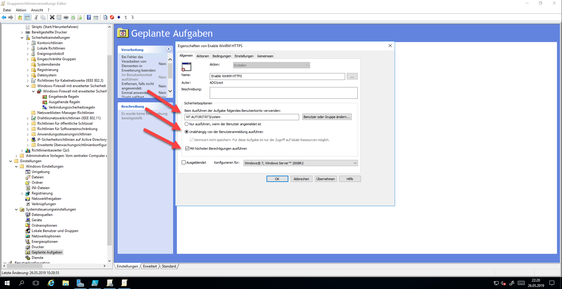 Windows WinRM über HTTPs 18 052819 0720 WindowsWinR16