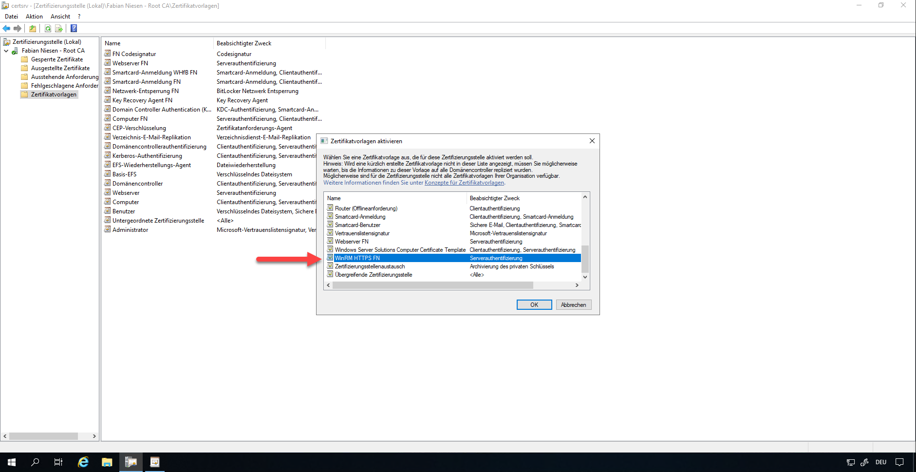 Windows WinRM über HTTPs 8 052819 0720 WindowsWinR6