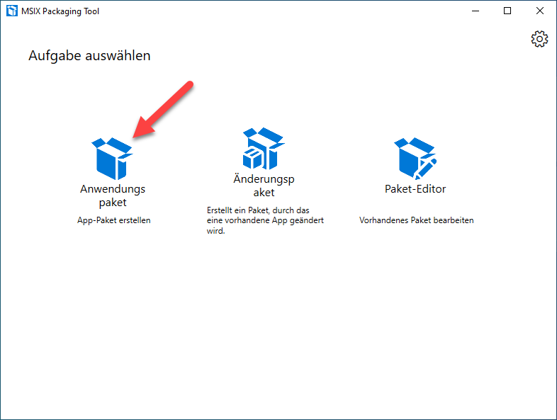 Business Anwendungen mit MSI-X paketieren - 072919 0934 BusinessAnw2 Screenshot: MSIX Packaging Tool