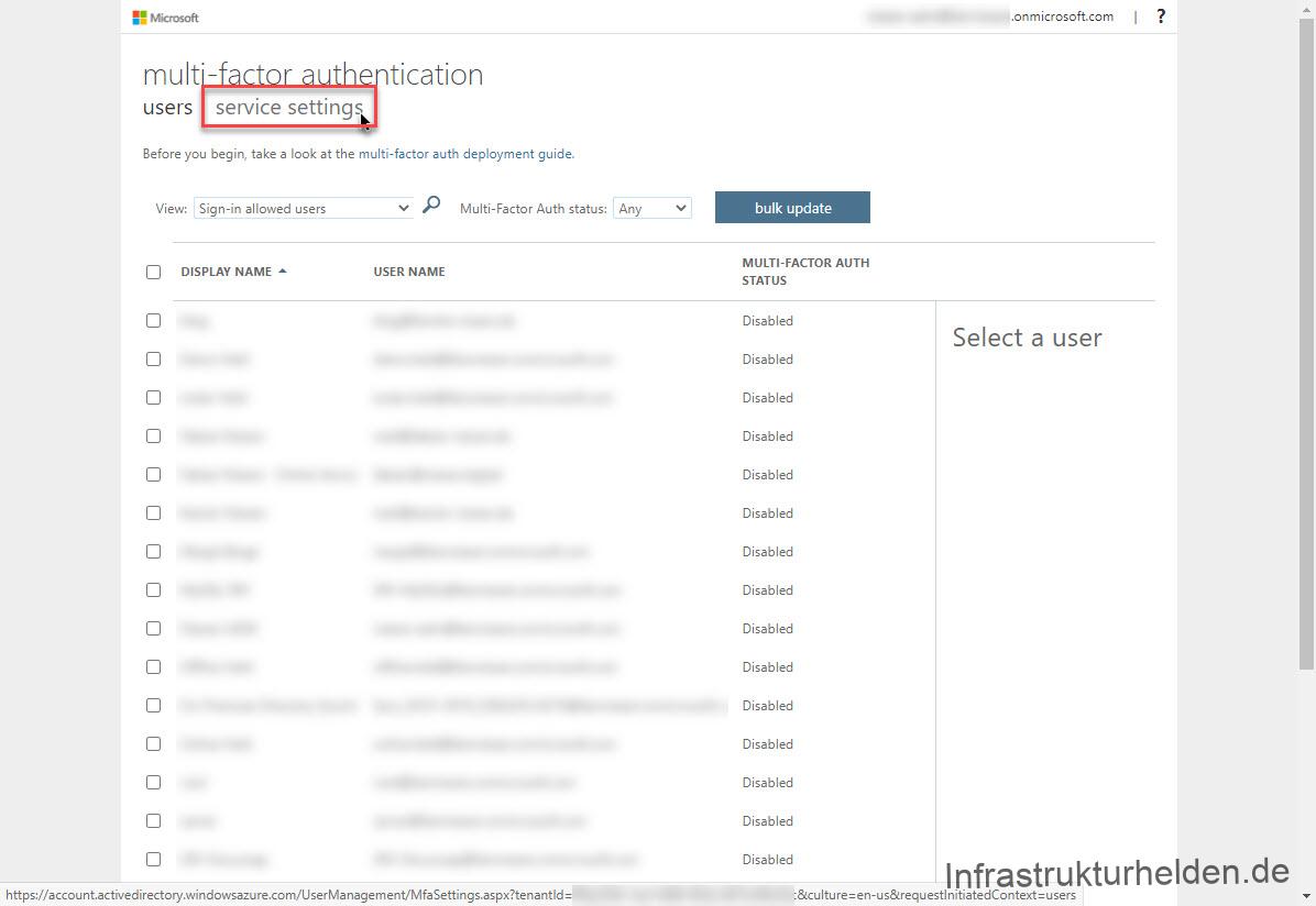 Einrichten von Office 365 – Teil 2 - azure multi factor authentification Azure Multi-factor authentification