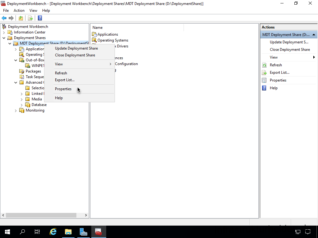 Network Installation with the Microsoft Deployment Toolkit - Part 2: Service Account, Drivers, Software, Base Image Considerations 15 MDT Deployment Workbench - Treiber zu WinPE hinzufügen