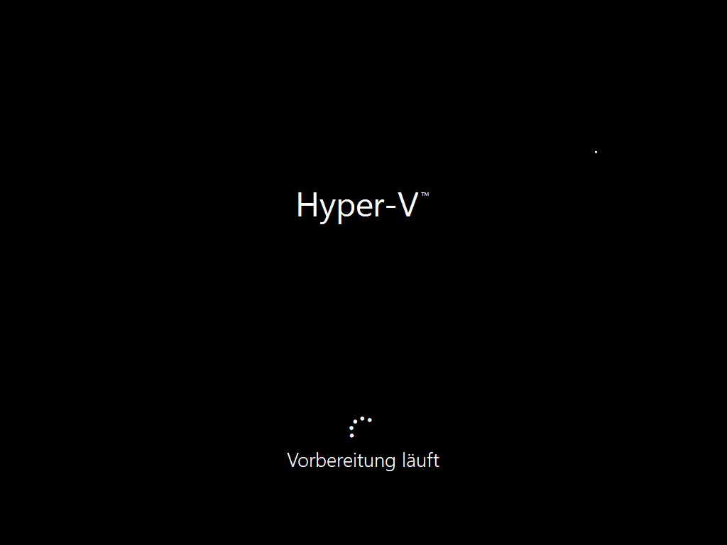 Netzwerkinstallation mit dem Microsoft Deployment Toolkit – Teil 3: Erstellung von Tasksequenzen - hyper v vorbereitung lauft 1 Screenshot: MDT - Testinstallation - Reboot