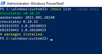 Software management with Chocolatey 8 20210502 Softwaremanagement mit Chocolatey 03 Software management with Chocolatey 7