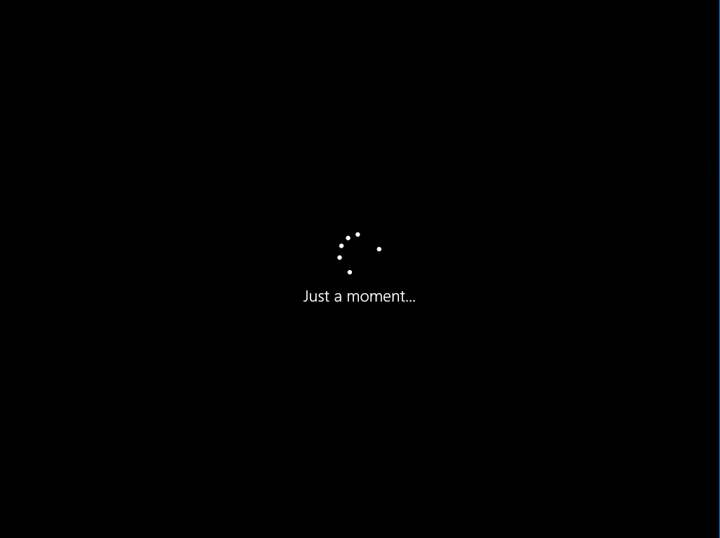 Windows 11 Installation - Erste Einblicke - computergenerierter alternativtext just a moment Computergenerierter Alternativtext:
Just a moment...