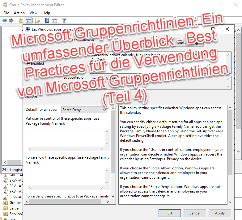 Microsoft Gruppenrichtlinien: Ein umfassender Überblick – Best Practices für die Verwendung von Microsoft Gruppenrichtlinien